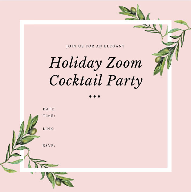 How to have the best virtual cocktail party of the year