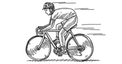 Boy on bike