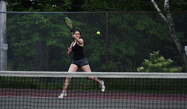 Nicolela at Dalhousie Tennis Courts (by Shirreff Hall). ASHLEY STRINGER