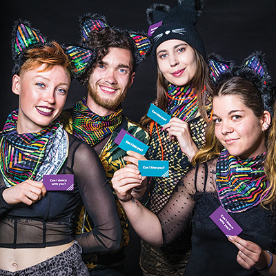 Consent Kitties hit the dance floor in the name of safe space