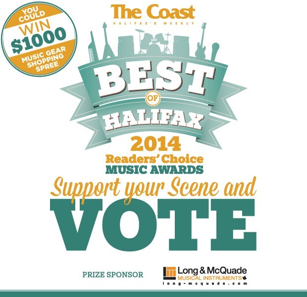 Vote in the Best of Halifax Readers’ Choice Music Awards!