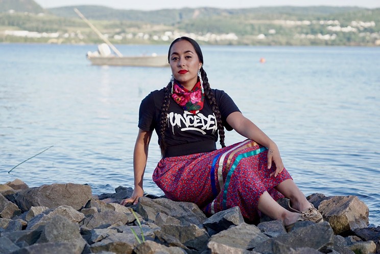 Killa Atencio is a creative entrepreneur and cultural consultant originally from Listuguj First Nation in Quebec.